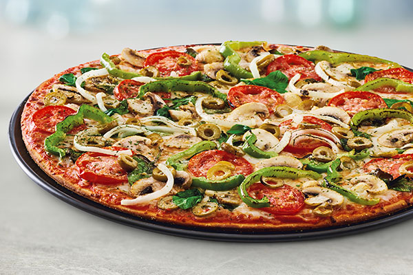 Very Vegy with Cauliflower Crust