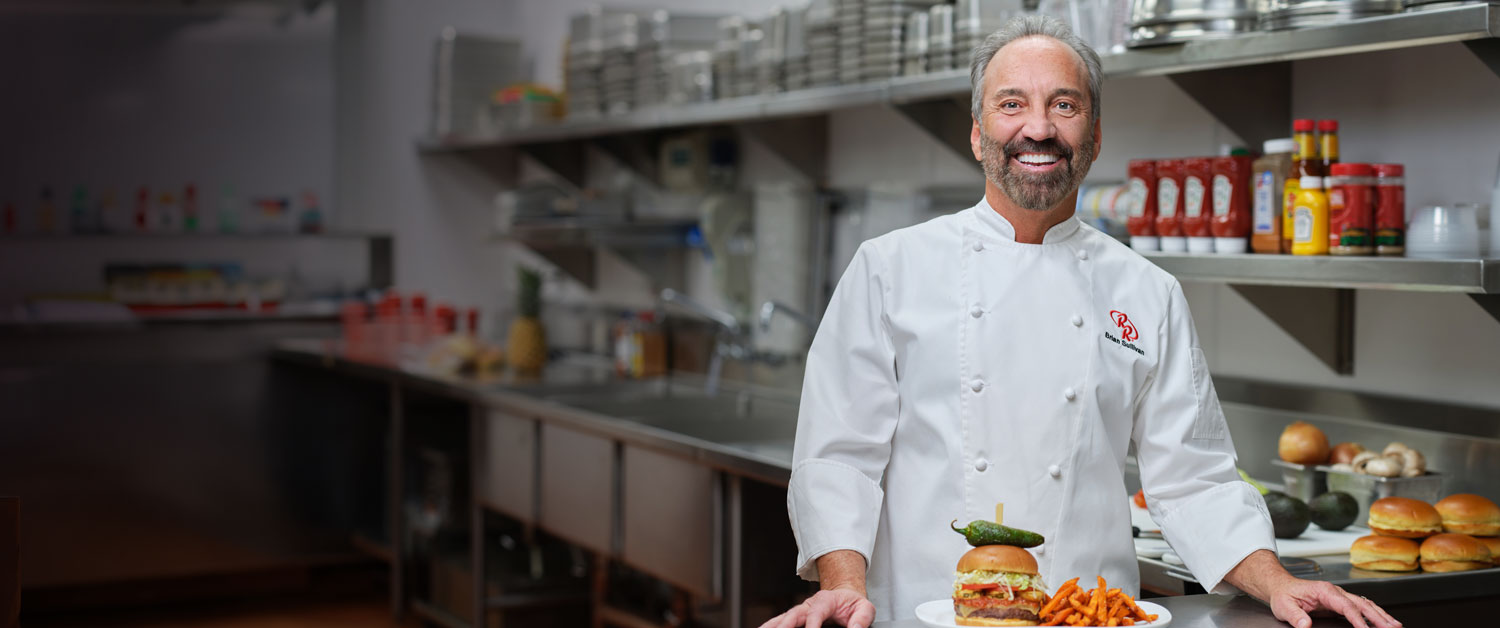 Chef Brian in the kitchen