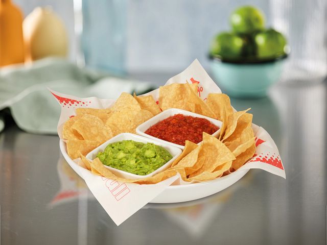 Guacamole Chips and Salsa