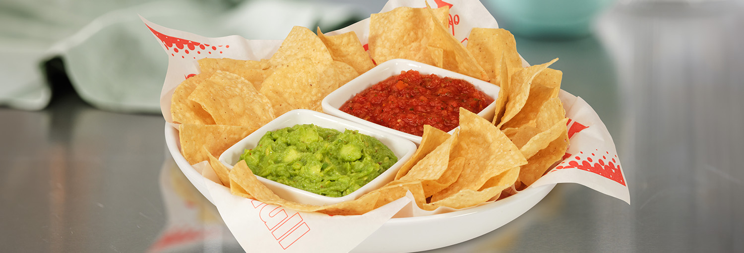 Guacamole Salsa and Chips
