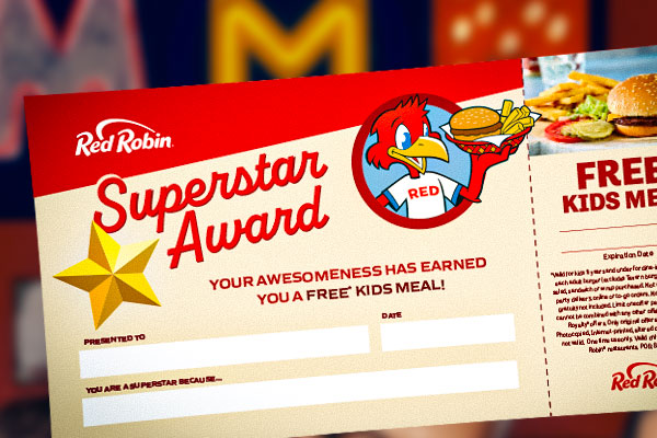 Red Robin Superstar Award