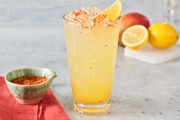 Passion Mango Lemonade with Tajin
