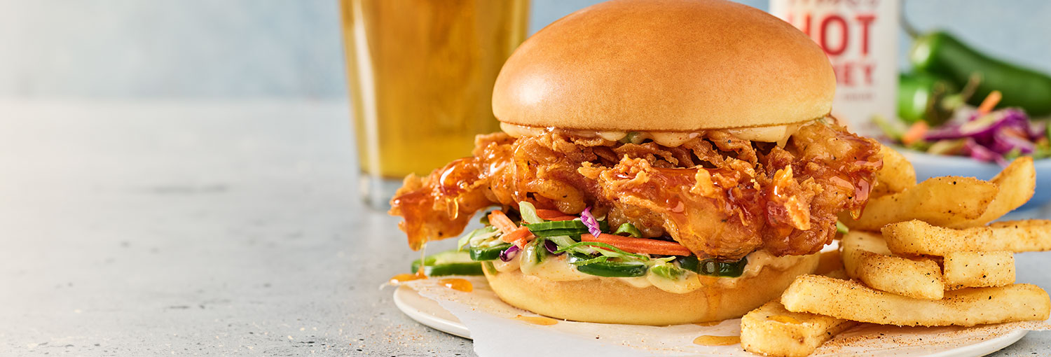 Hot Honey Crispy Chicken Sandwich