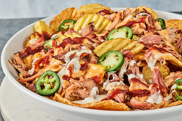 Limited Time Backyard BBQ Pork Nachos