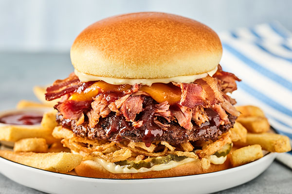 Limited Time Backyard BBQ Pork Burger