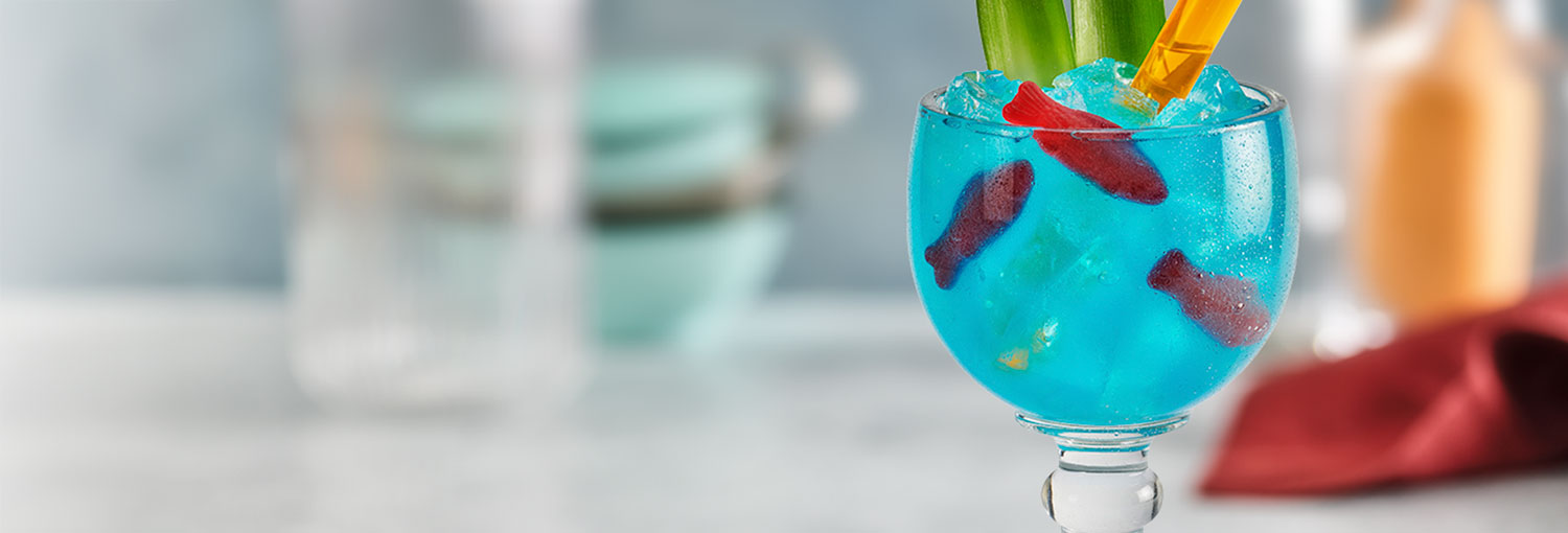 Titos Fishbowl Cocktail with Beaker