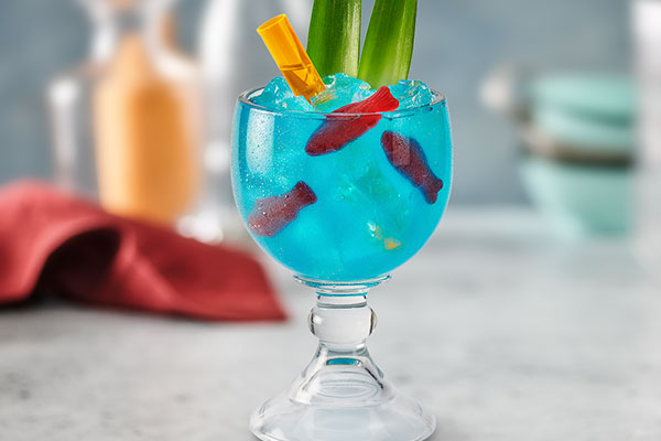 Tito's Fishbowl Cocktail with Beaker